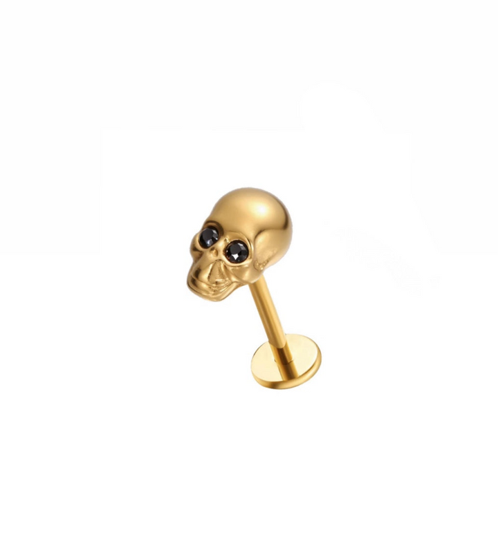 Blingy Skull Flat Back