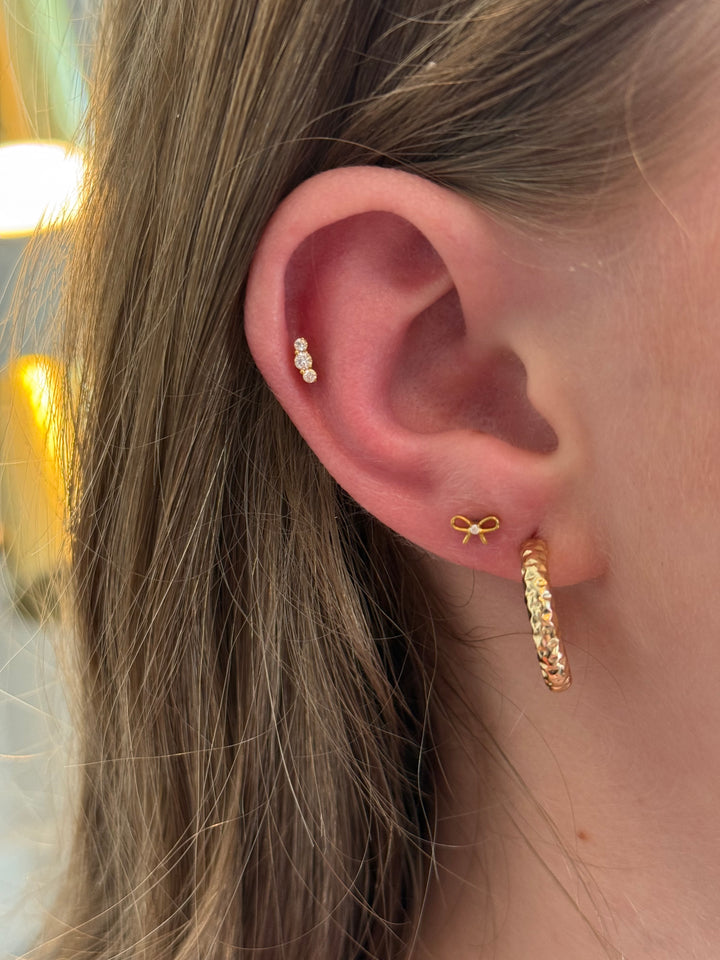 Celeste Trio Flat Back Stud