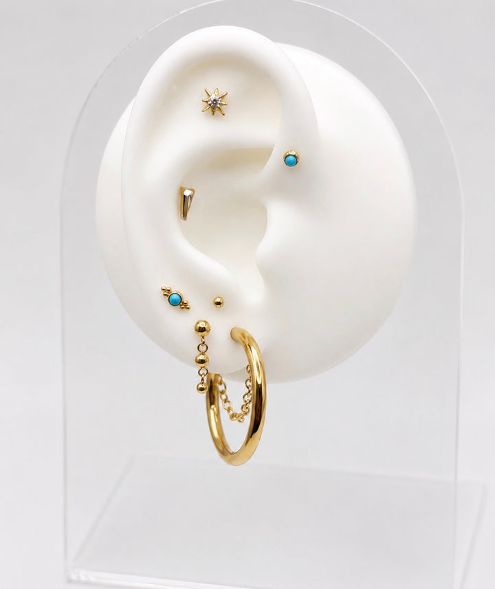 Triple Bead Dangle