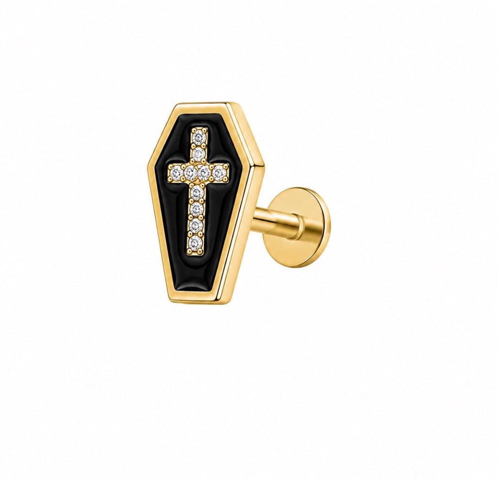 Til’ Death Coffin Flat back