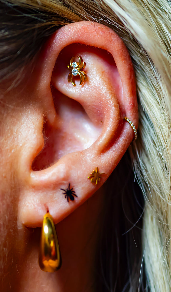 Glam Spider Flat Back
