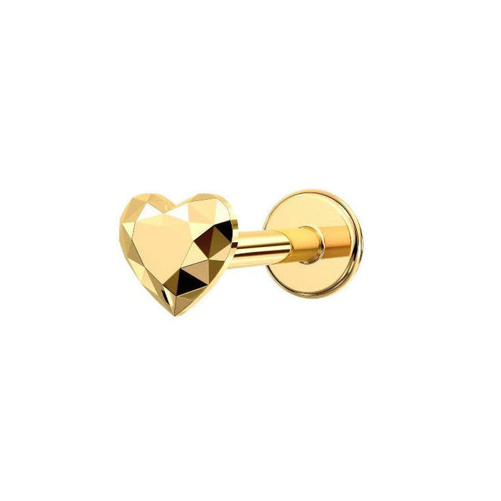 Prism Heart Flat Back