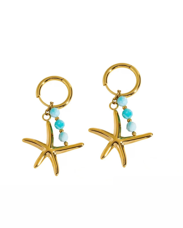 Starfish charm Huggies