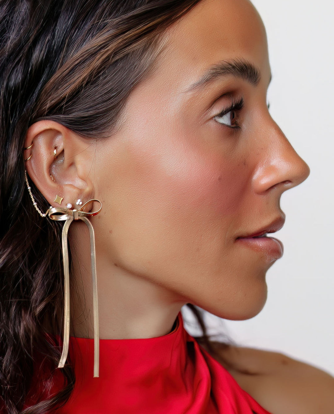 Large Sparkle Flat Back Stud