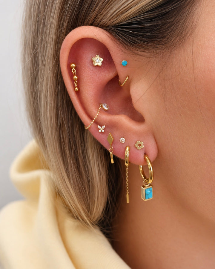 Triple Bead Dangle