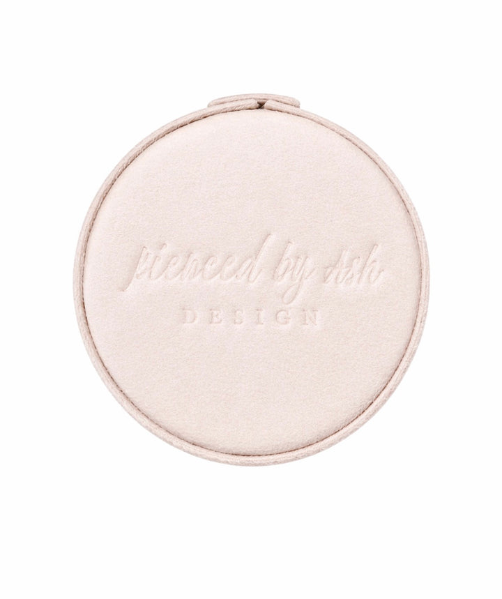 Pink Velvet Travel Case