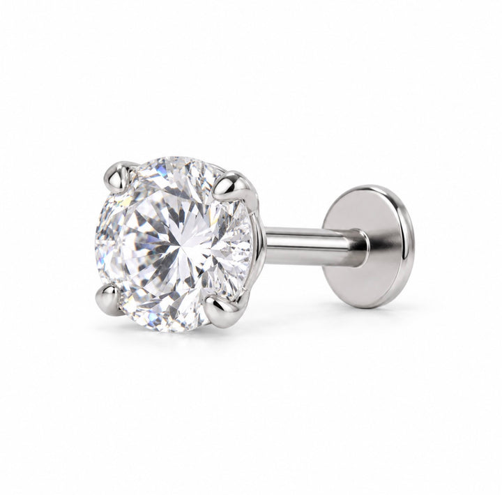 XL CZ Flat Back Stud