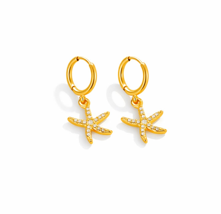 Dainty Starfish Huggies