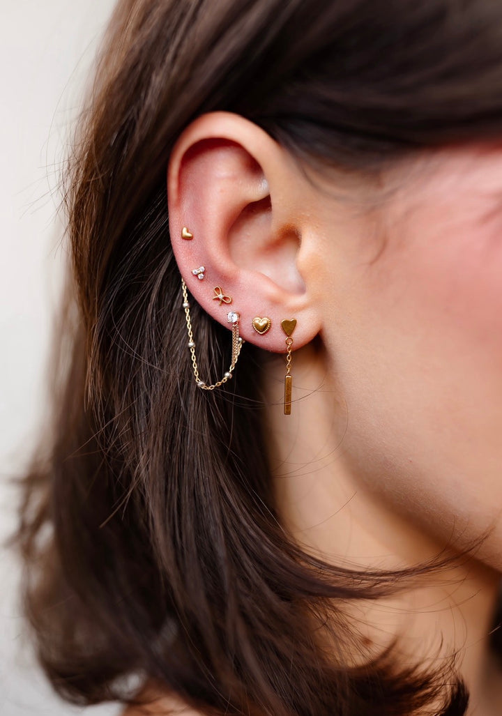 Diamond Bow Flat Back