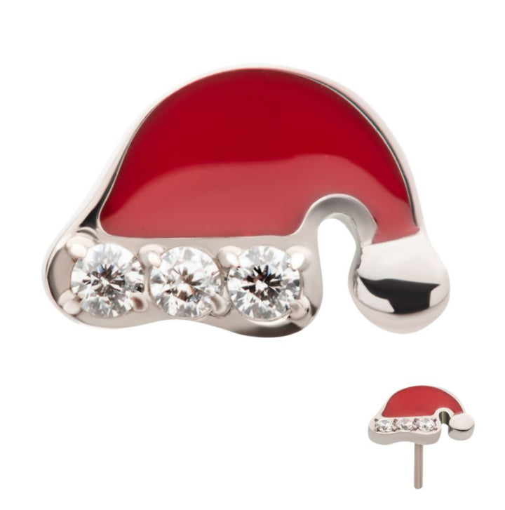 Santa Hat Flat Back