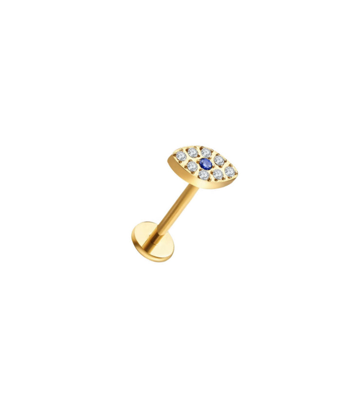Evil Eye Flat Back Stud