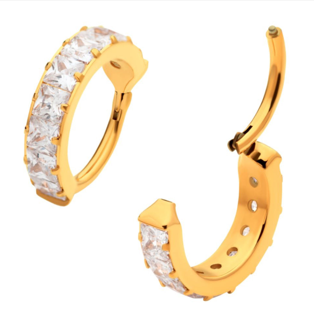 24Kt Blingy clicker hoops