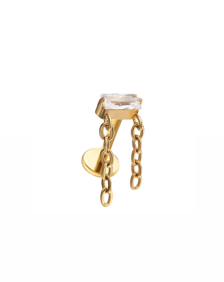 Mini Baguette Chain Flat Back