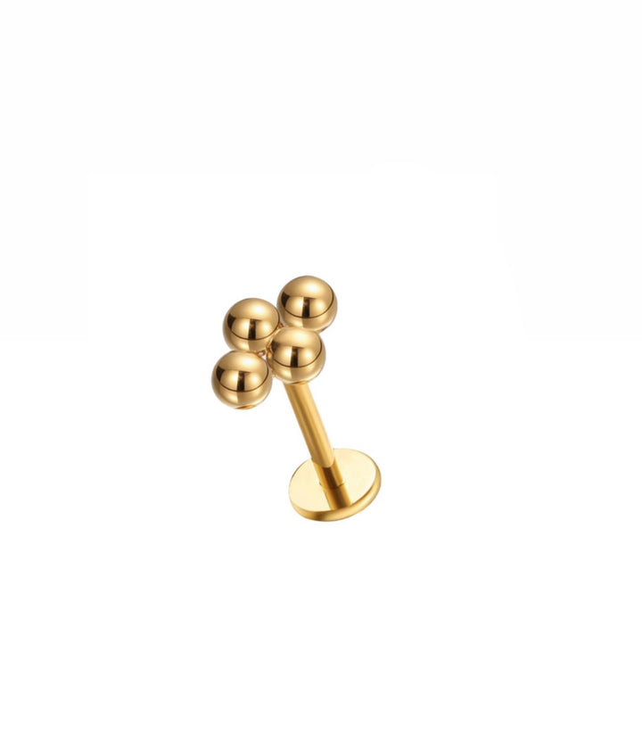 Quadruple Bead Flat Back