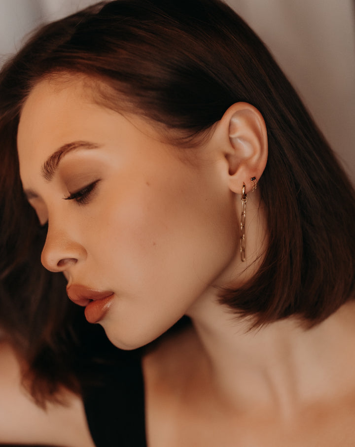 Mini Baguette Chain Flat Back