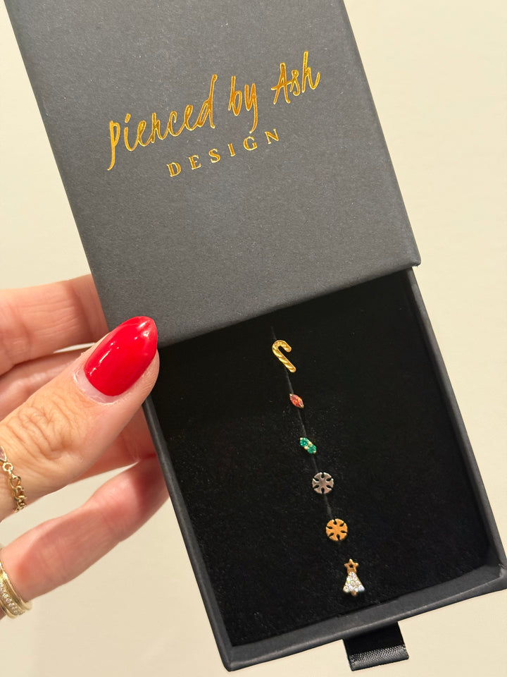 Candy Cane Flat Back