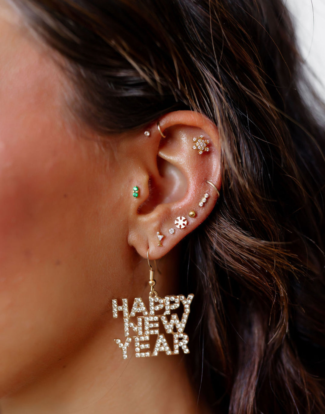 Double Emerald Flat Back