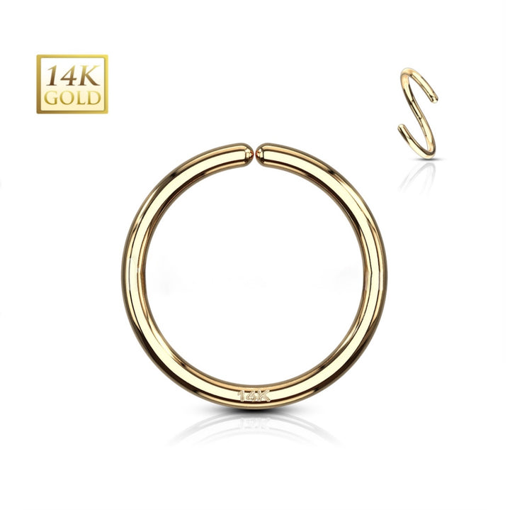 Nose Hoop 14k