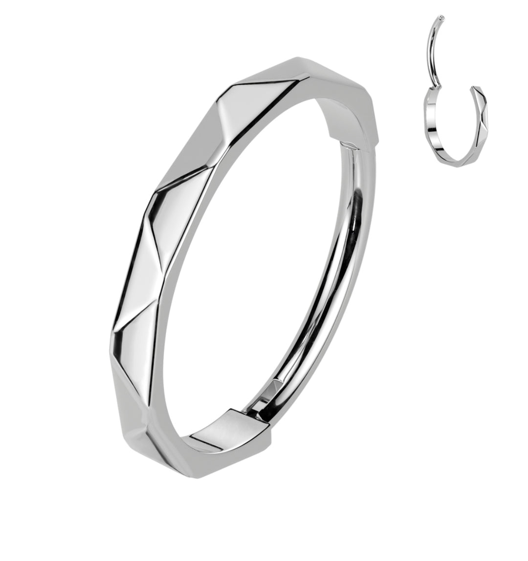 Faceted Clicker Hoop