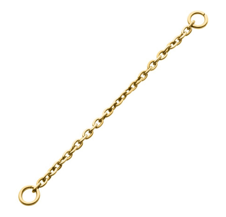 24k 1” Rolo Chain