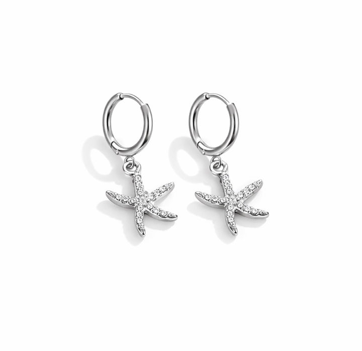 Dainty Starfish Huggies