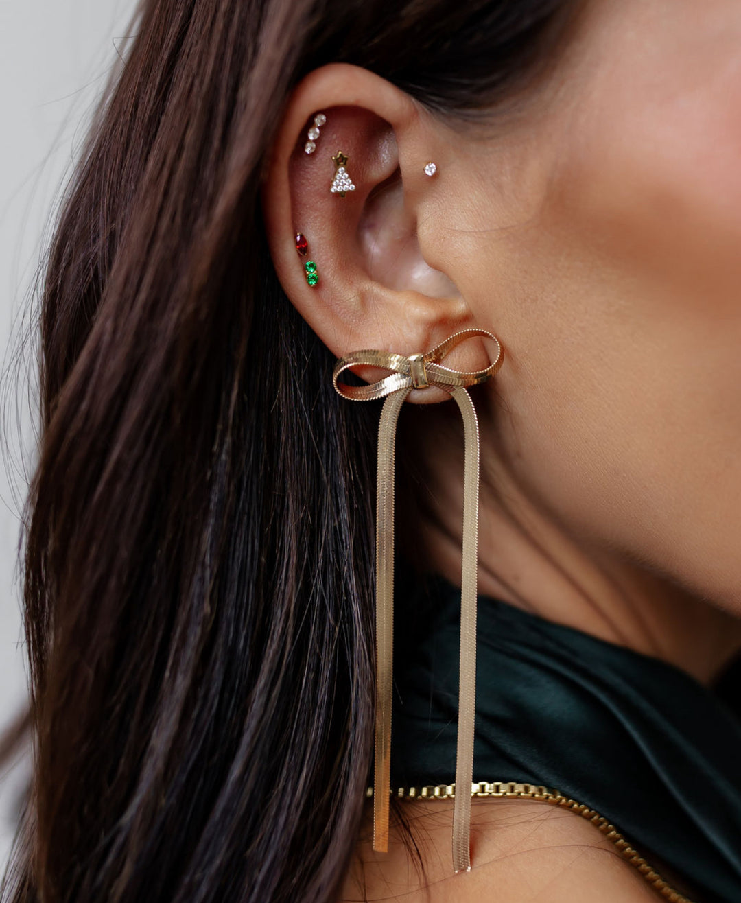 Double Emerald Flat Back