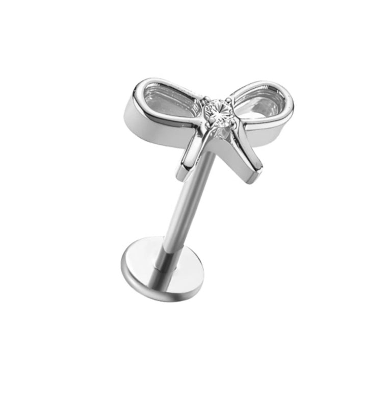 Diamond Bow Flat Back