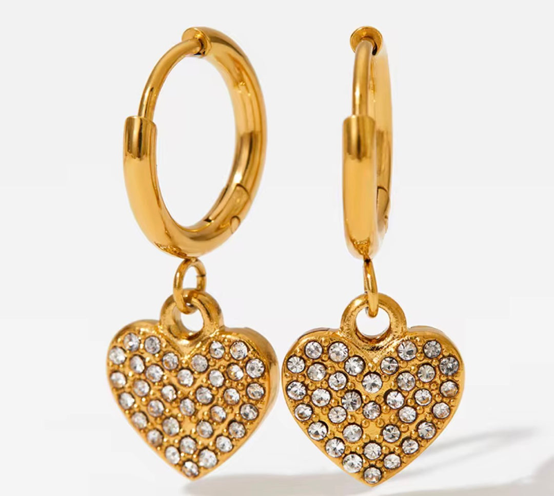 Sparkly Sweet Heart Huggies