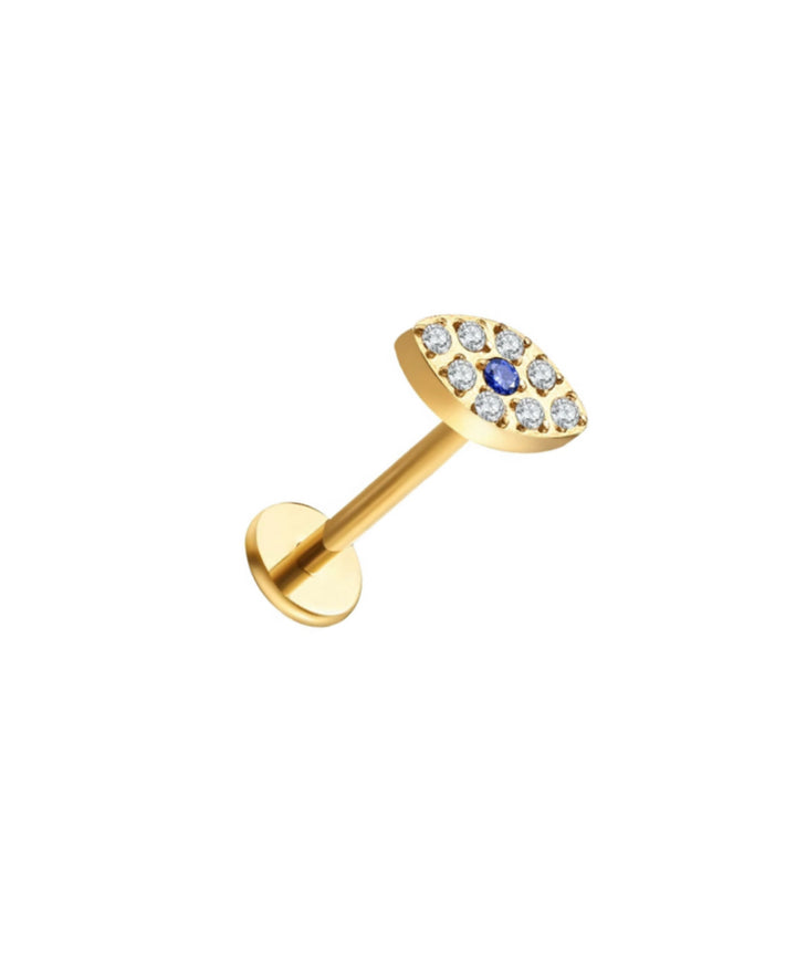 Evil Eye Flat Back Stud