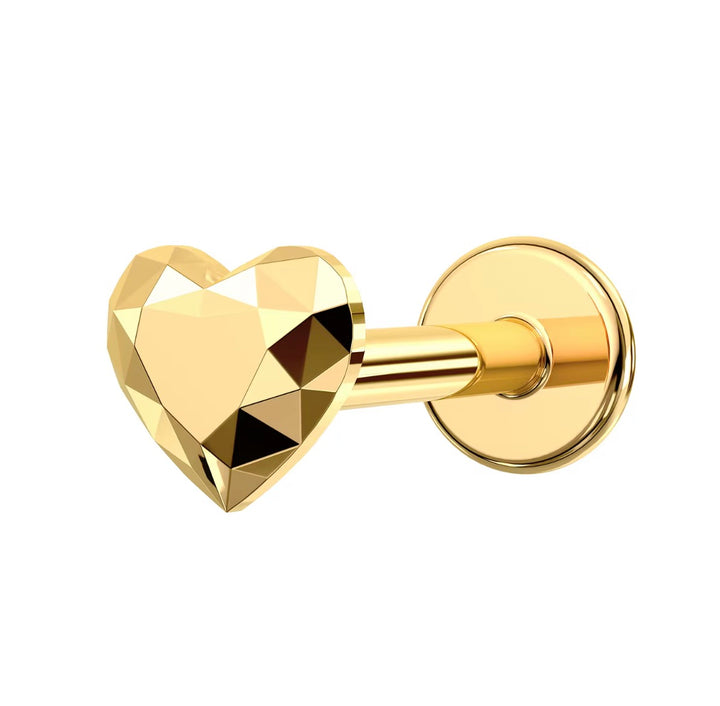 Prism Heart Flat Back