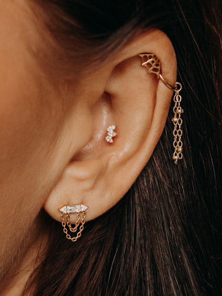 Spider Web Flat Back
