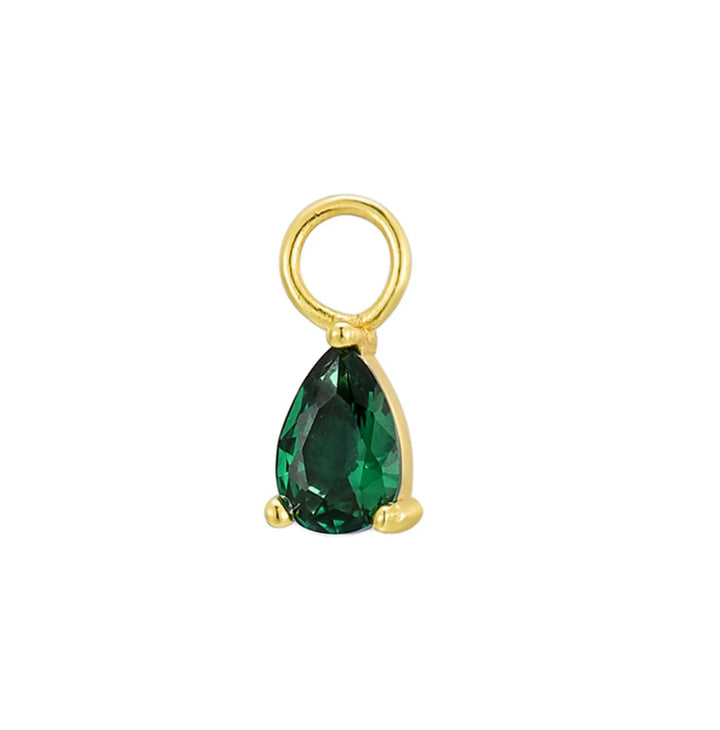 Emerald Huggie Charm