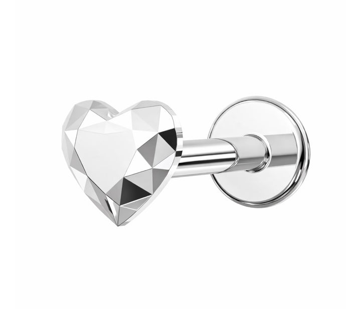 Prism Heart Flat Back