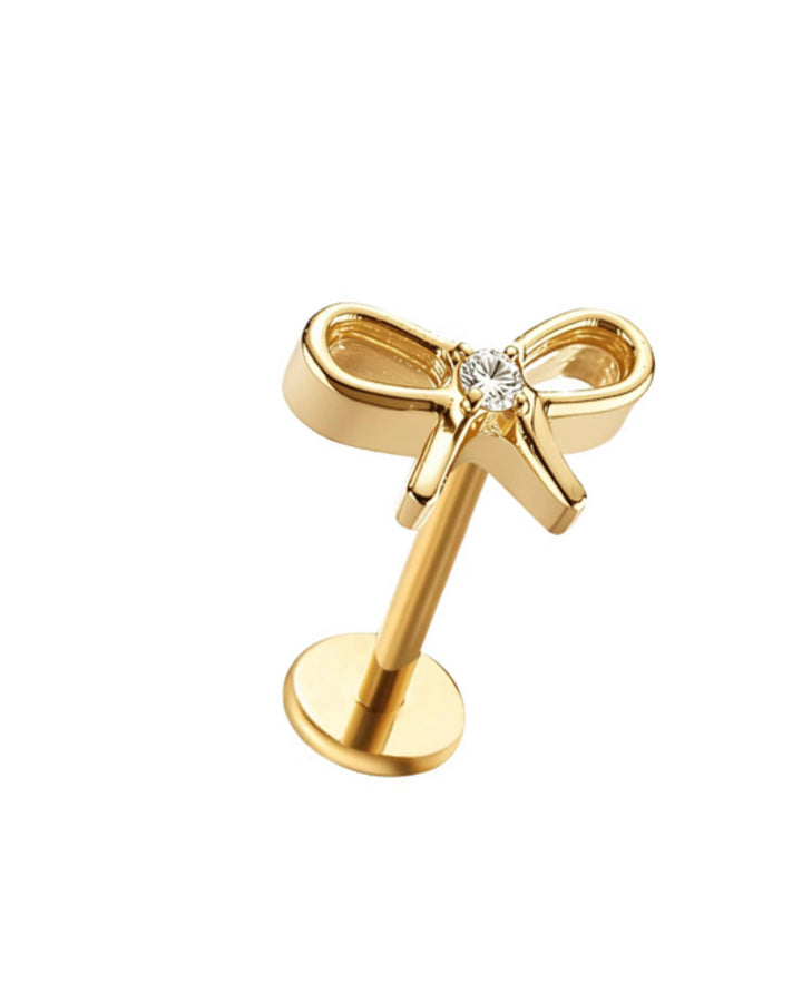 Diamond Bow Flat Back