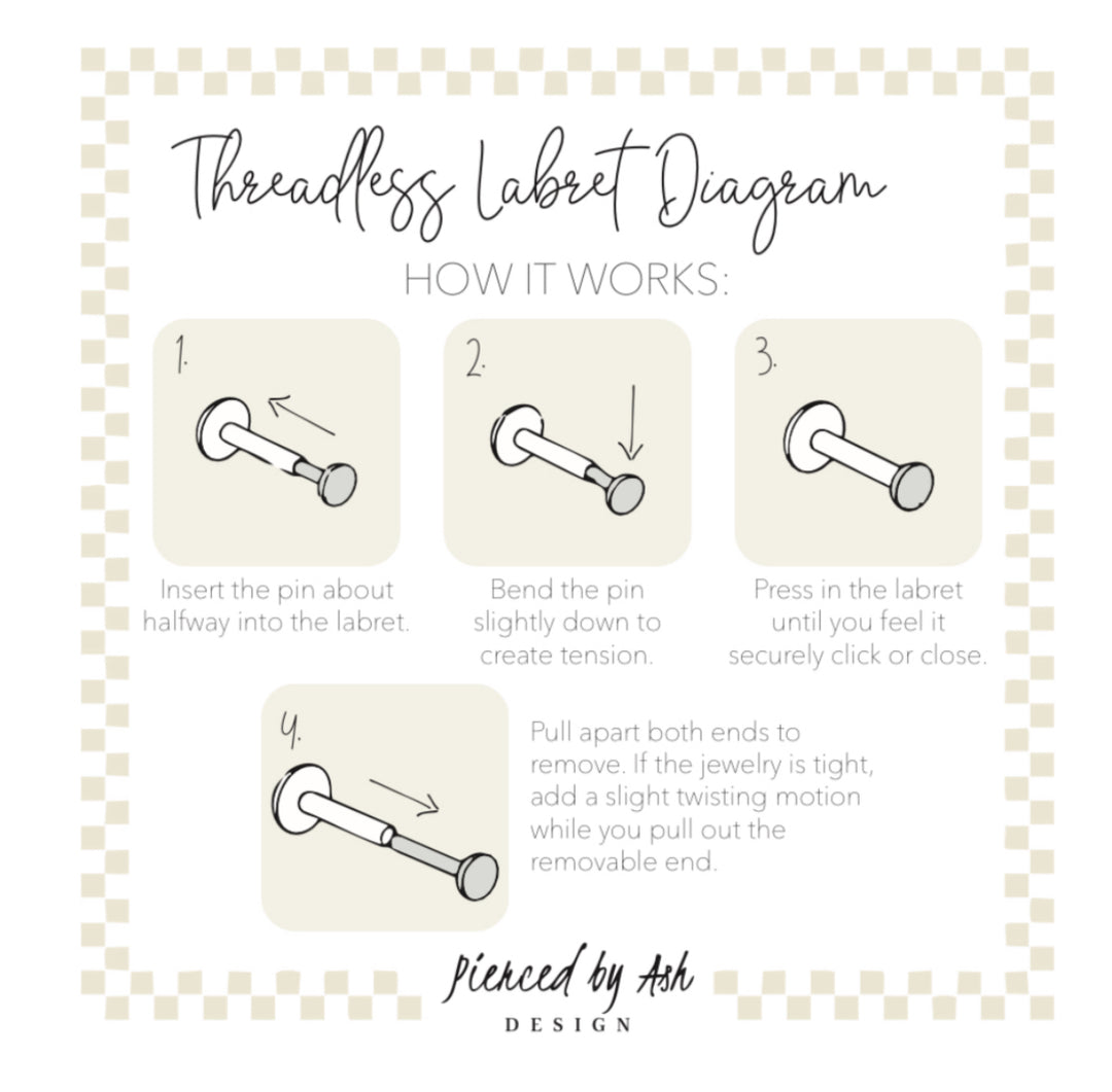 Little’s Dangly Heart Flat Back Set