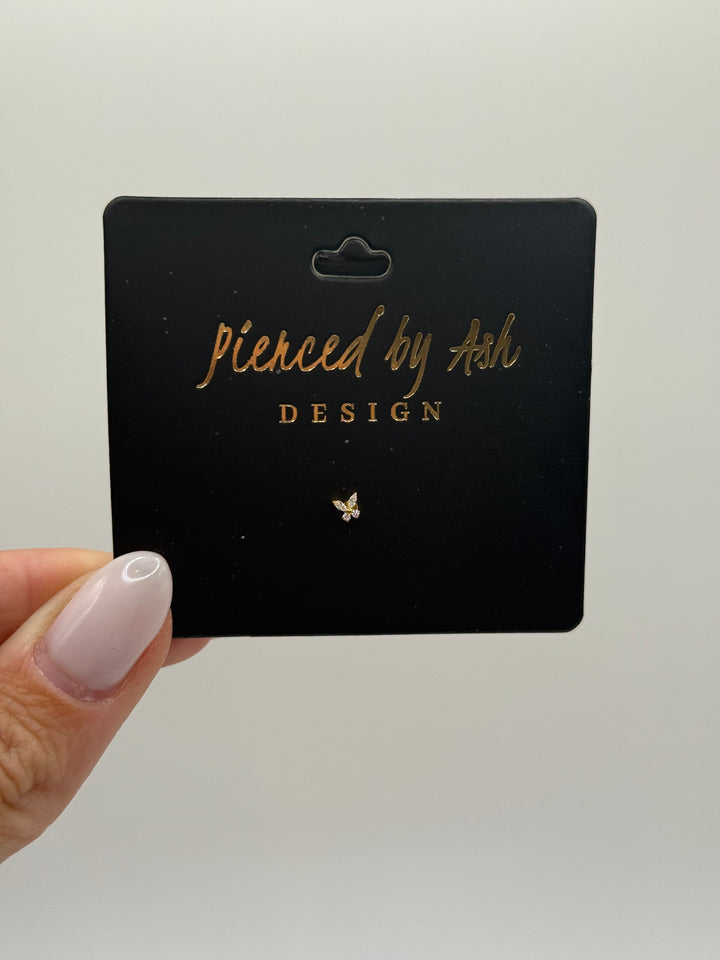 Micro CZ Butterfly Flat Back