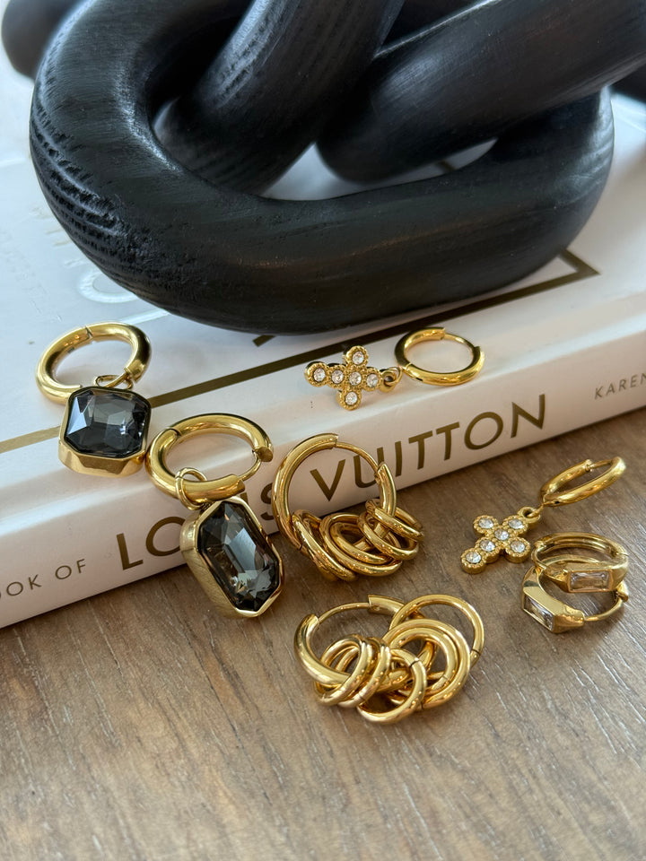 Layered Ring Huggies