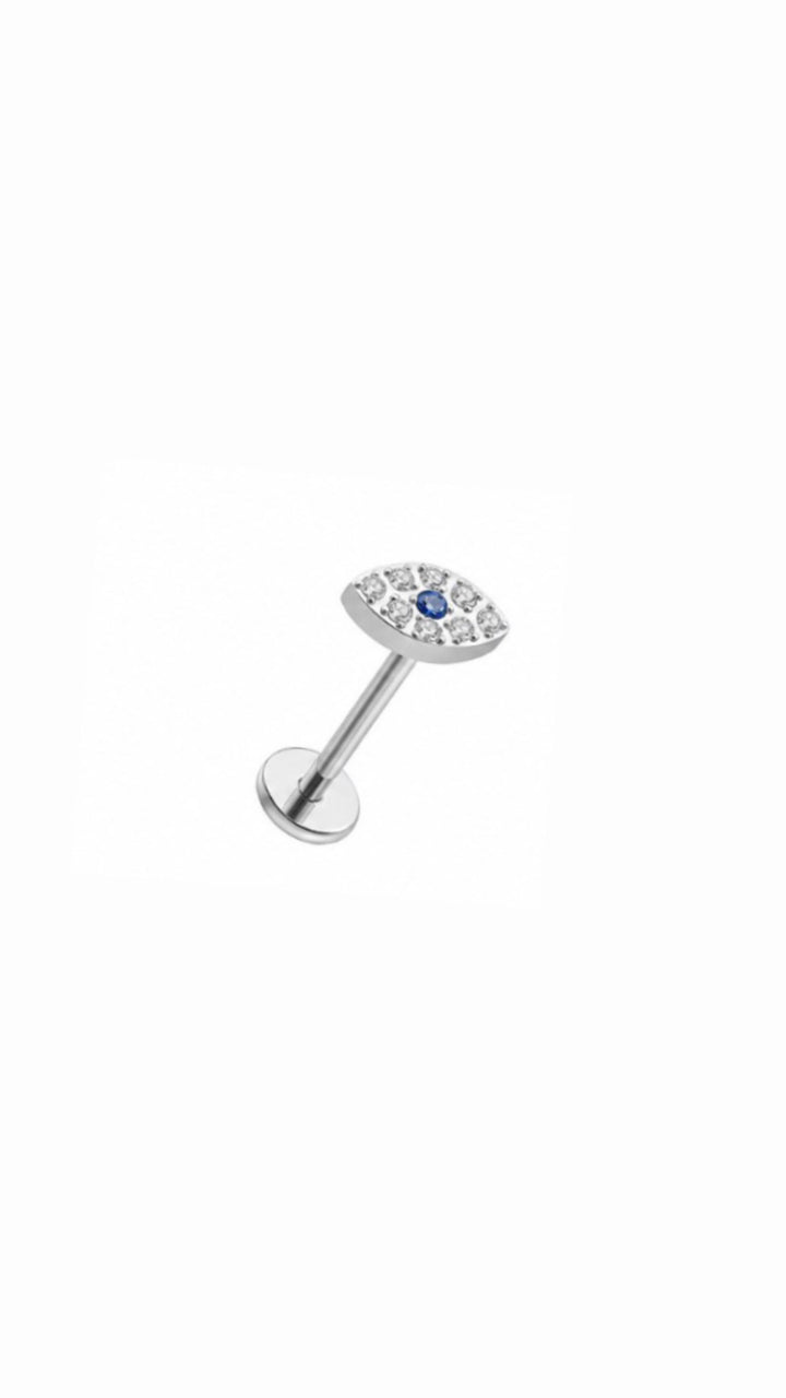 Evil Eye Flat Back Stud