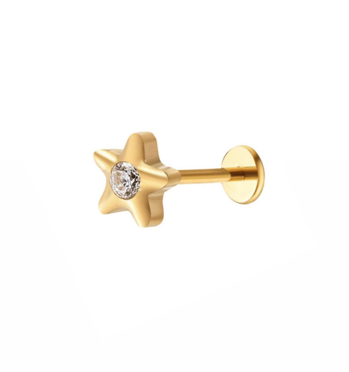 Blingy Star Flat Back