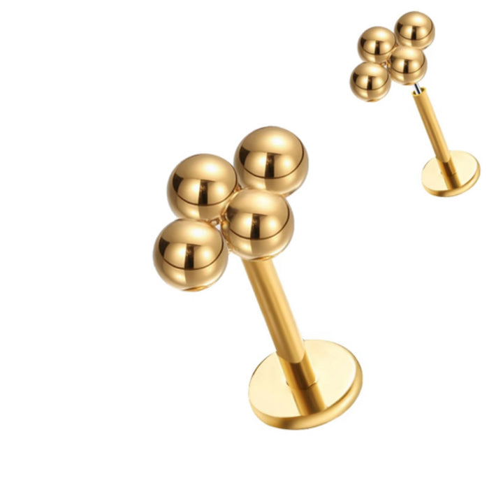 Quadruple Bead Flat Back