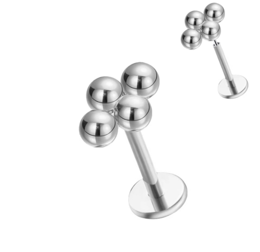 Quadruple Bead Flat Back