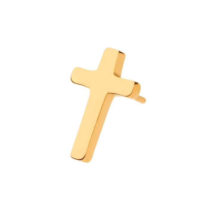 24Kt Invictus gold Cross Flat Back